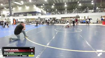 48-52 lbs Round 2 - Isaac Kiesel, Kellam Mat Rats Wrestling Club vs Parker Scruggs, Guerrilla Wrestling Assoc.