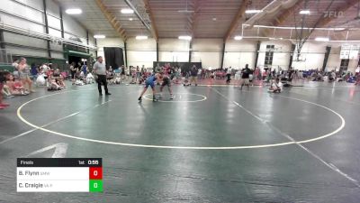 92 lbs Final - Brian Flynn, SMWC WolfPack vs Cameron Craigie, VA Patriots