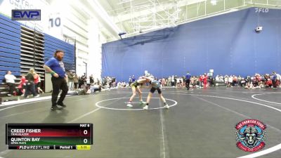 72 lbs Cons. Round 3 - Quinton Bay, Open Mats vs Creed Fisher, Trailblazer