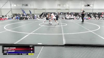 100 lbs Round 1 (8 Team) - Grady Moore, Pennsylvania vs Coy Mehlert, Iowa