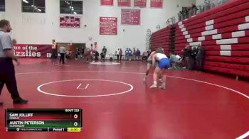 165 lbs Round 4 - Austin Peterson, Cloverleaf vs Sam Jolliff, Findlay