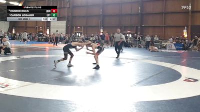 95 lbs Rr Rnd 1 - Hunter Rock, Journeymen WC vs Carson Logalbo, Little Falls