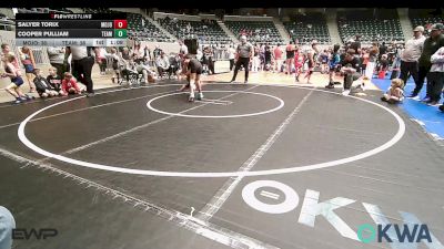 75 lbs Rr Rnd 4 - Salyer Torix, MOJO Mulisha 9U vs Cooper PULLIAM, Team Tulsa RED