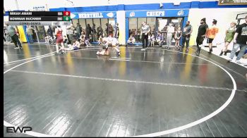 80 lbs Consolation - Mikah Amani, HURRICANE WRESTLING ACADEMY vs Bowman Buckner, Berryhill Wrestling Club