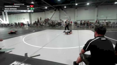 46 lbs Quarterfinal - Cashton Schmalz, Colorado Hammers vs Isaac Estrada, Top Rank Hammers