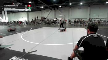 46 lbs Quarterfinal - Cashton Schmalz, Colorado Hammers vs Isaac Estrada, Top Rank Hammers