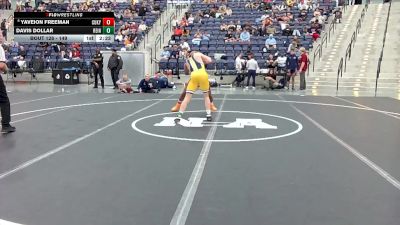 149 lbs Champ. Round 2 - Davis Dollar, Reinhardt University (GA) vs Yaveion Freeman, Cumberlands (Ky.)