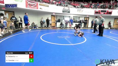 Rr Rnd 3 - Luke Guthrie, Checotah Matcats vs Kyndon Carruth, Lincoln Christian