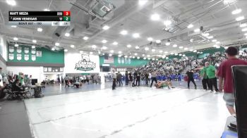 190 lbs 5th Place Match - John Venegas, Victor Valley vs Matt Meza, Bonita