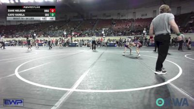 64 lbs 5th Place - Zane Nelson, Owasso Takedown Club vs Cato Varela, Chickasha Wrestling