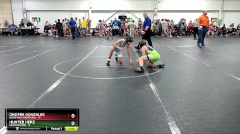 88 lbs Round 3 (8 Team) - Hunter Herz, Headhunters vs Onofre Gonzales, Black Fox Wrestling
