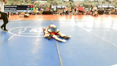 138 lbs Rr Rnd 1 - Gideon Hayter, Illinois Menace - HSB vs Mikey McNeal, TDWC Maniacs Grey - HSB