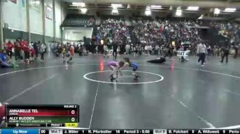 39-41 lbs Round 2 - Annabelle Tel, Garcia vs Ally Budden, Kearney MatCats Wrestling Club