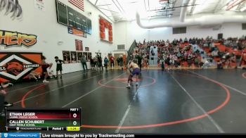 105 lbs Quarterfinal - Callen Schubert, Cody Middle School vs Ethan Leger, Laurel Middle School