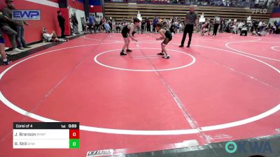 73 lbs Consi Of 4 - Jace Branson, Beggs Youth Wrestling Program vs Brock Still, Bristow Youth Wrestling