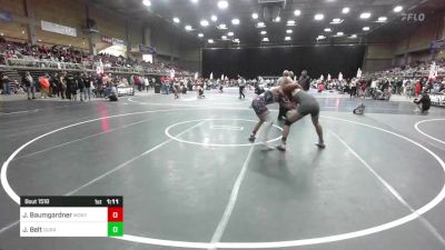 175 lbs Semifinal - Jeremiah Baumgardner, Monte Vista Takedown Club vs Jacob Belt, Durango WC