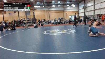 141 lbs Quarterfinal - Sully Hill, Corban University vs Santiago Pacheco, Westcliff