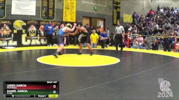 205 lbs Champ. Round 2 - Jared Garcia, Richgrove vs Daniel Garcia, Clark
