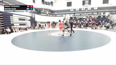 235 lbs Semis (4 Team) - Marley Dickinson, Wyoming 1 vs Maycee Hales, Sanderson Wrestling Academy 1