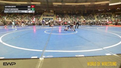 58 lbs Semifinal - Leyton Boyd, Contender Wrestling Academy vs Philip Espinosa, Rough House