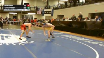 165 lbs Quarterfinal - Luke Ryan, Fox Lane vs Jake Maddox, Newtown