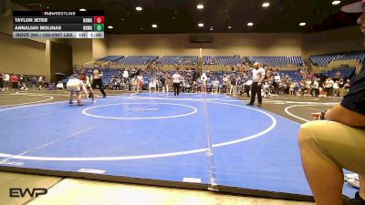 105-HWT lbs Rr Rnd 3 - Taylor Jeter, NORTH DESOTO WRESTLING ACADEMY vs Annaliah Molinas, NORTH DESOTO WRESTLING ACADEMY