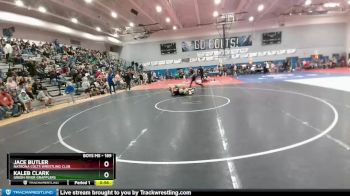 189 lbs Semifinal - Kaleb Clark, Green River Grapplers vs Jace Butler, Natrona Colts Wrestling Club