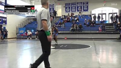 157 lbs Champ. Round 1 - Eli Rabideau, Wartburg vs Brian Mitchell, Luther