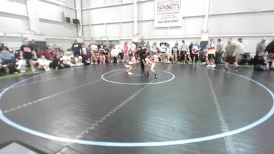 52 lbs Round Robin 2 - Ayah Garrett, Tri-State Grapplers - G vs Maeve Parnell, PA West Black - G