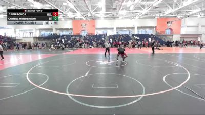 174 lbs Champ. Round 1 - Cortez Henderson, RIT vs Ben Ronca, Wesleyan (CT)