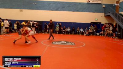 106 lbs Semifinal - Greysen Packer, Upper Valley Aces vs Rocco White, Buzzsaw