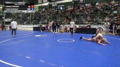 157 lbs Champ. Rd Of 16 - Drake Howard, SBL vs Cash Hatfield, Big Game Wrestling Club