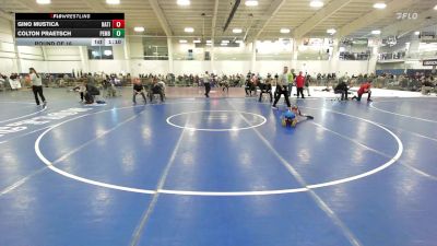 68 lbs Round Of 16 - Gino Mustica, Natick vs Colton Praetsch, Pembroke