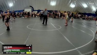 96 lbs Round 5 (8 Team) - Cameron Olenchick, Rogue WC vs Lew Sears, Silo WC