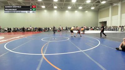 160 lbs Consi Of 32 #1 - Gannon Sheffield, LA vs William Riley, VA
