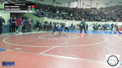 120 lbs Round Of 64 - Remy DiGiovanni, Deer Creek Wrestling vs Angel Hernandez, Putnam City