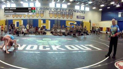 120 lbs Semis & Wb (16 Team) - Axel Gruver, Braves WC vs Jack Bell, Naperville Central