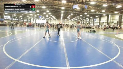 132 lbs Round Of 128 - Camden Spiniolas, IL vs Alexander Ekimoglou, NJ