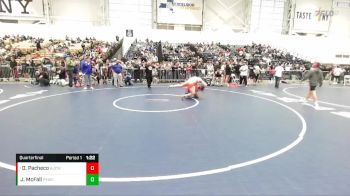 170 lbs Quarterfinal - Dante Pacheco, Hilton Jr Cadets Wrestling Club vs James McFall, Penn Yan Wrestling Club