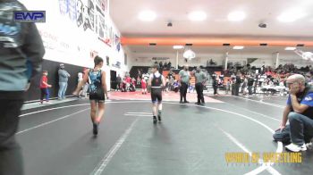 75 lbs Quarterfinal - Isabella Hart, Morris Wrestling Association vs Hunter Wallace, RAW