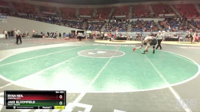 6A-165 lbs Cons. Round 3 - Jake Bloomfield, West Salem vs Ryan Neil, Oregon City