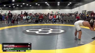 129 lbs Quarterfinals (8 Team) - Emmitt Myers, Legacy National Team vs Elijah Bushy, Beast Mode