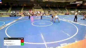 152 lbs 2nd Place - Aidan Freeland, Reign Wrestling Club vs Garrett Washington, RAW