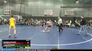 115 lbs Round 5 (6 Team) - Mason Christenson, Wyoming Gold vs Danny Cleveland, Iowa Blue