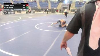 82 lbs 2nd Place - Landon Abbas, Black Fox Wrestling Academy vs Jaxyn Duran, Valley Bad Boys