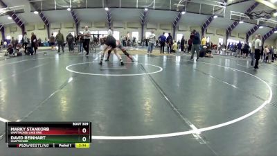 184 lbs Cons. Round 2 - David Reinhart, Unattached vs Marky Stankorb, Unattached Lake Erie