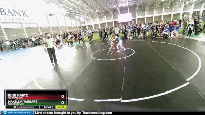 85 lbs Round 2 - Elise Martz, All-Phase WC vs Makella Taggart, Mat Demon WC