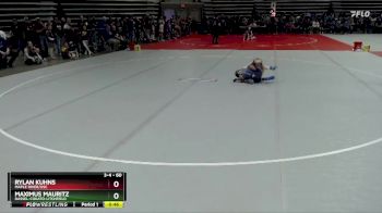 60 lbs Champ. Round 1 - Rylan Kuhns, Maple River/USC vs Maximus Mauritz, Dassel-Cokato-Litchfield