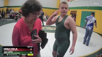 140/150 Round 2 - Sam Capps, River Bluff Youth Wrestling vs Angelo Todd Jr, Stratford Knights Youth