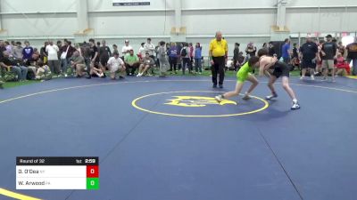 C-126 lbs Round Of 32 - Daniel O'Dea, NY vs Walker Arwood, PA